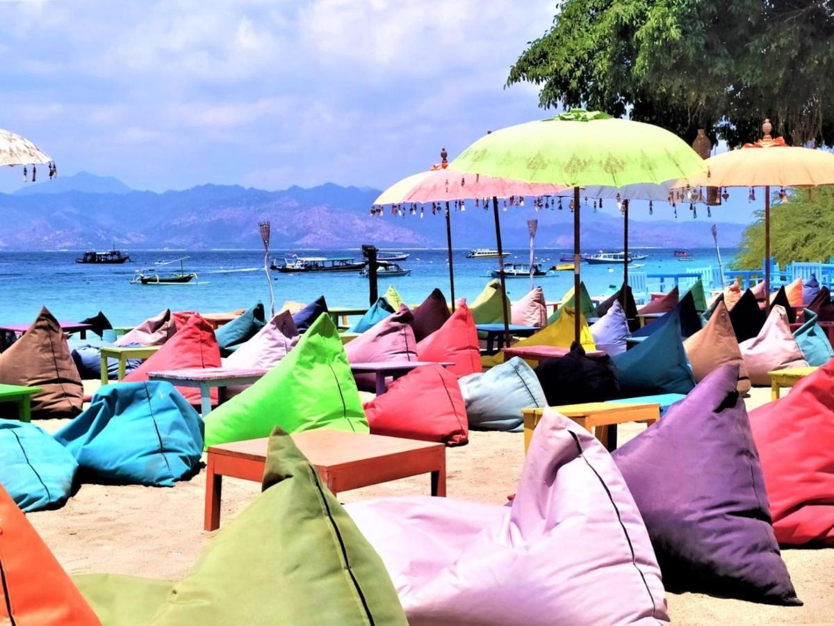 Gili Mesari Cottages & Homestay Гили Траванган Экстерьер фото